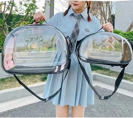 Clear Bubble Pet Travel Bag