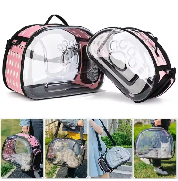 Clear Bubble Pet Travel Bag