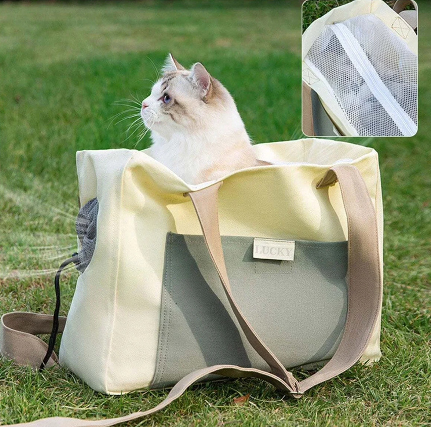 Canvas Shoulder Pet Carrier Bag