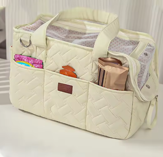 Quilted Pet Carrier Bag