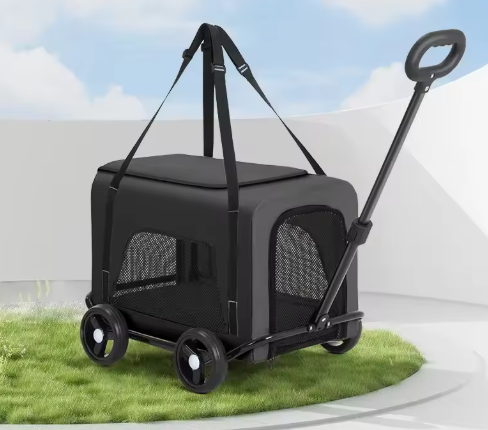 Foldable Trolley Pet Travel Carrier