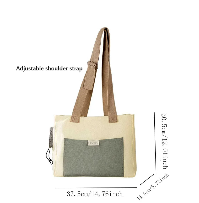 Canvas Shoulder Pet Carrier Bag