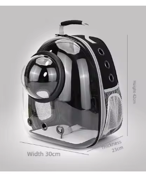Transparent Double Shoulder Pet Backpack