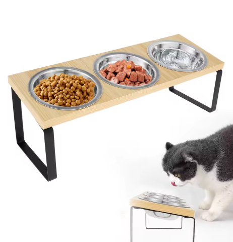 Elevated Pet Bowl Trio