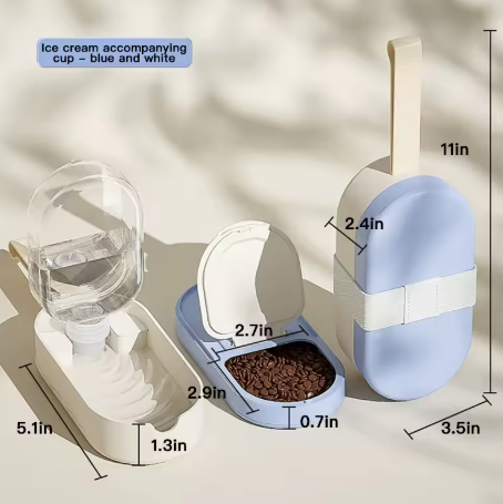 2-in-1 Pet Water Bottle