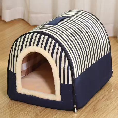 Foldable Plush Pet House