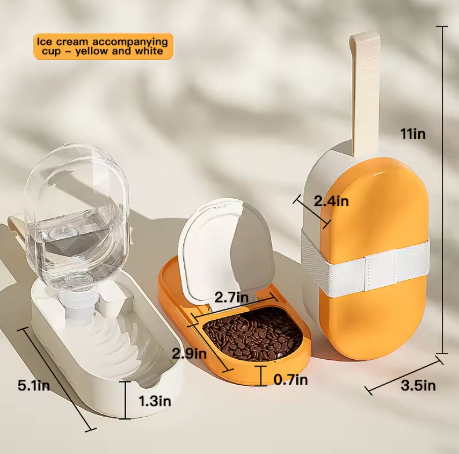 2-in-1 Pet Water Bottle