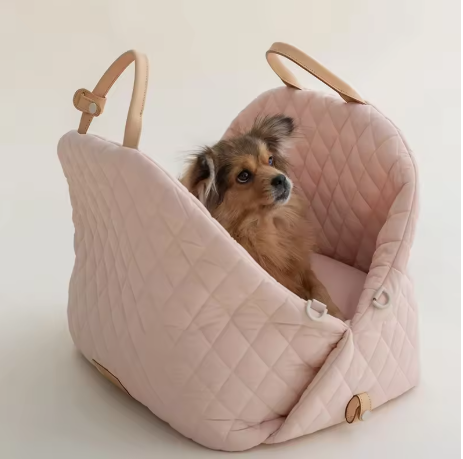 Portable Quilted Pet Travel Bag