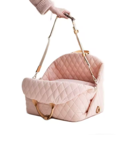 Portable Quilted Pet Travel Bag
