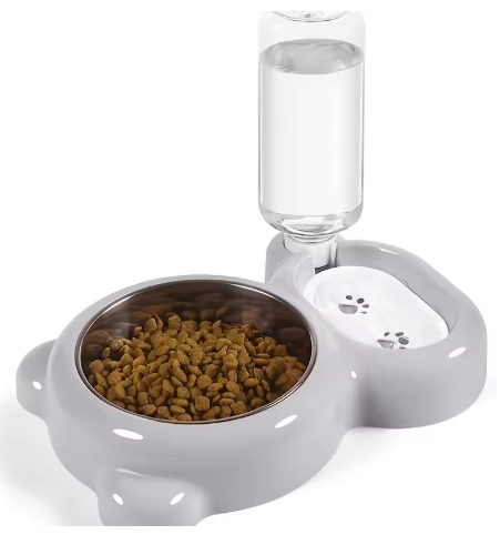 Double Cat Bowl Set
