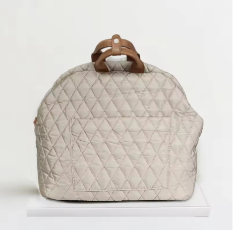 Portable Quilted Pet Travel Bag