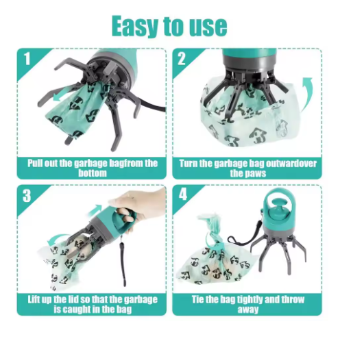 Touch-Free Portable Poop Scoop