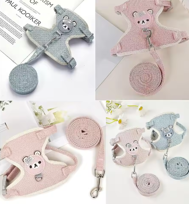 Bunny & Bear Pet Harness Leash Set