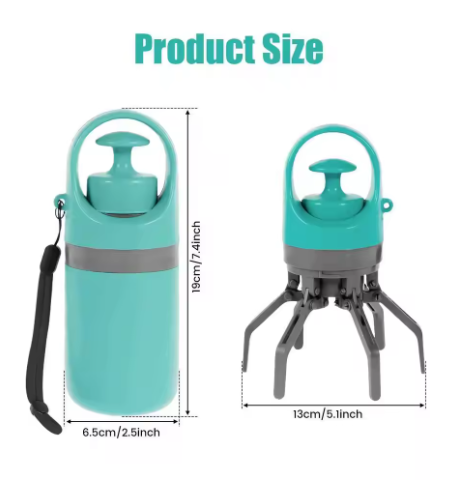 Touch-Free Portable Poop Scoop