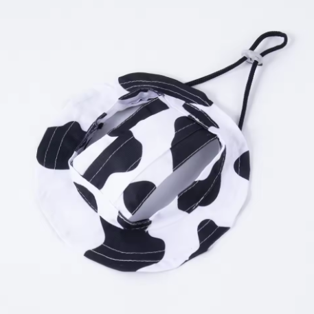 Cow Print Puppy Fisherman Hat