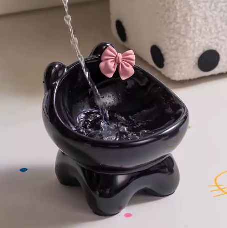 Elevated Ceramic Cat Bowl