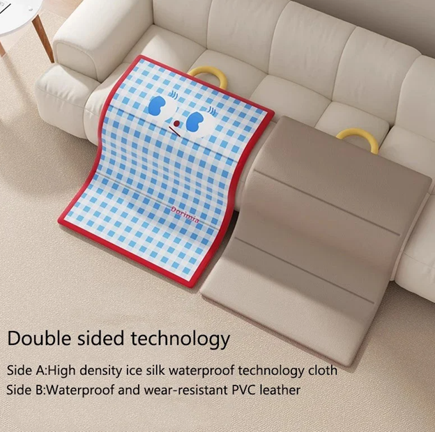 Gingham Cooling Pet Pad
