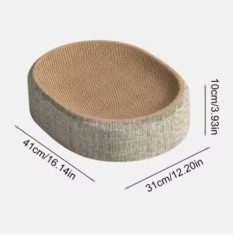 Oval Scratching Nest Bed