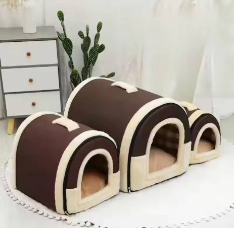 Foldable Plush Pet House