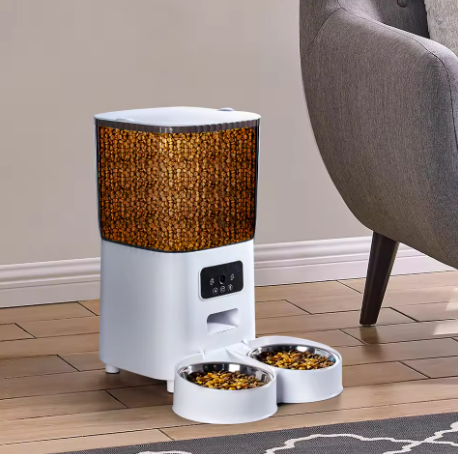 Smart Double Bowl Pet Feeder