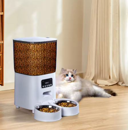 Smart Double Bowl Pet Feeder
