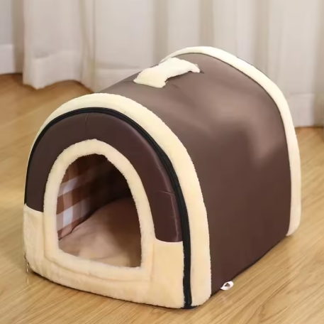 Foldable Plush Pet House