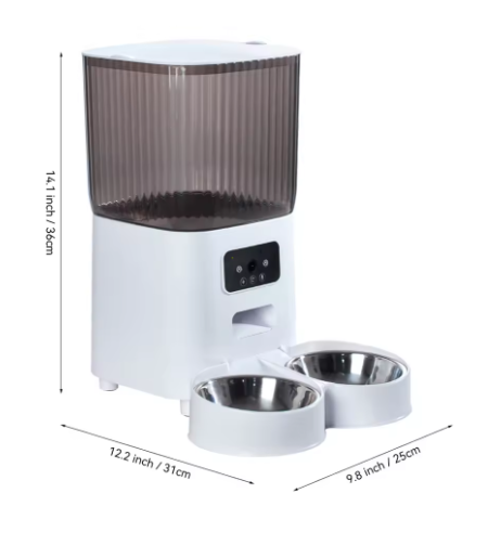 Smart Double Bowl Pet Feeder