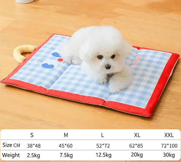 Gingham Cooling Pet Pad