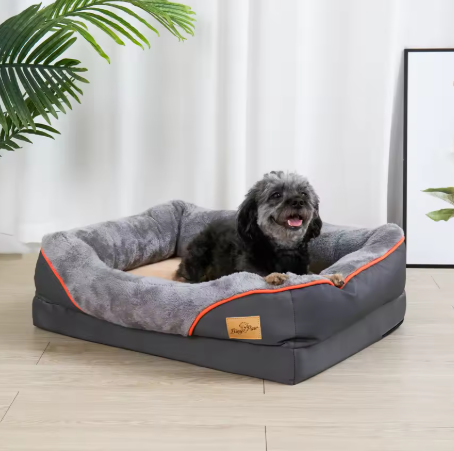 Orthopedic Bolster Foam Pet Bed