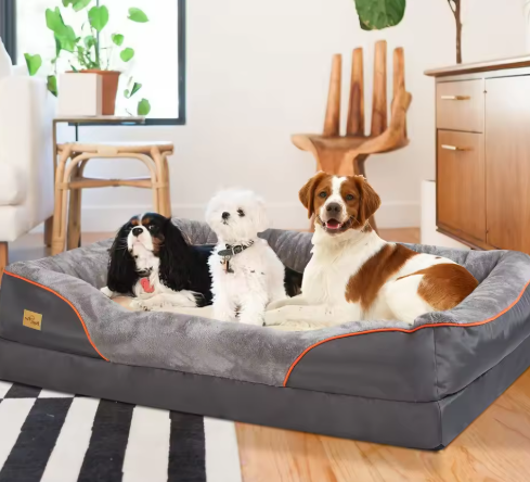Orthopedic Bolster Foam Pet Bed