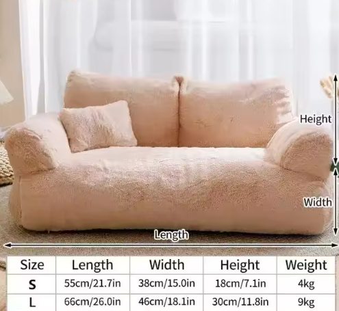 Luxury Plush Pet Sofa