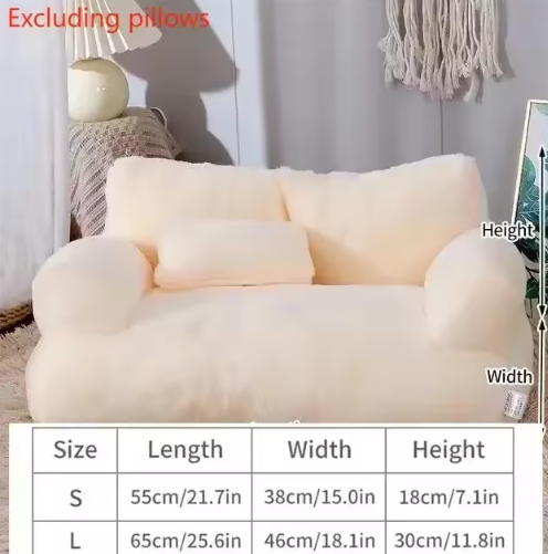 Luxury Plush Pet Sofa