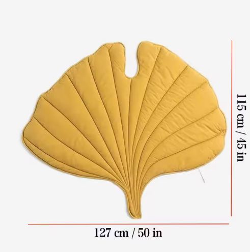 Leaf-Shaped Cooling Pet Mat