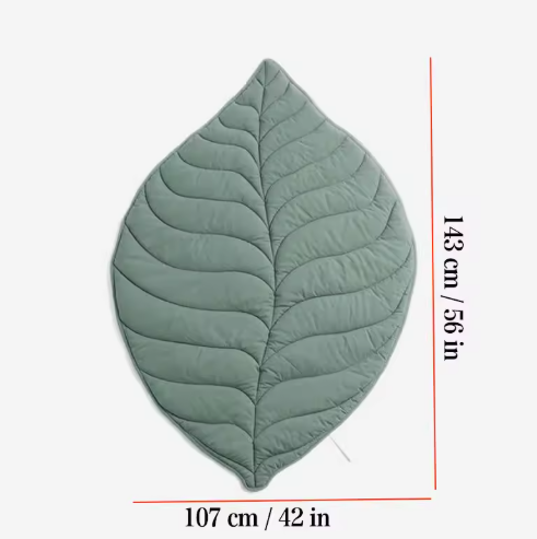 Leaf-Shaped Cooling Pet Mat
