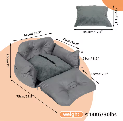 Portable Booster Carrier Bed